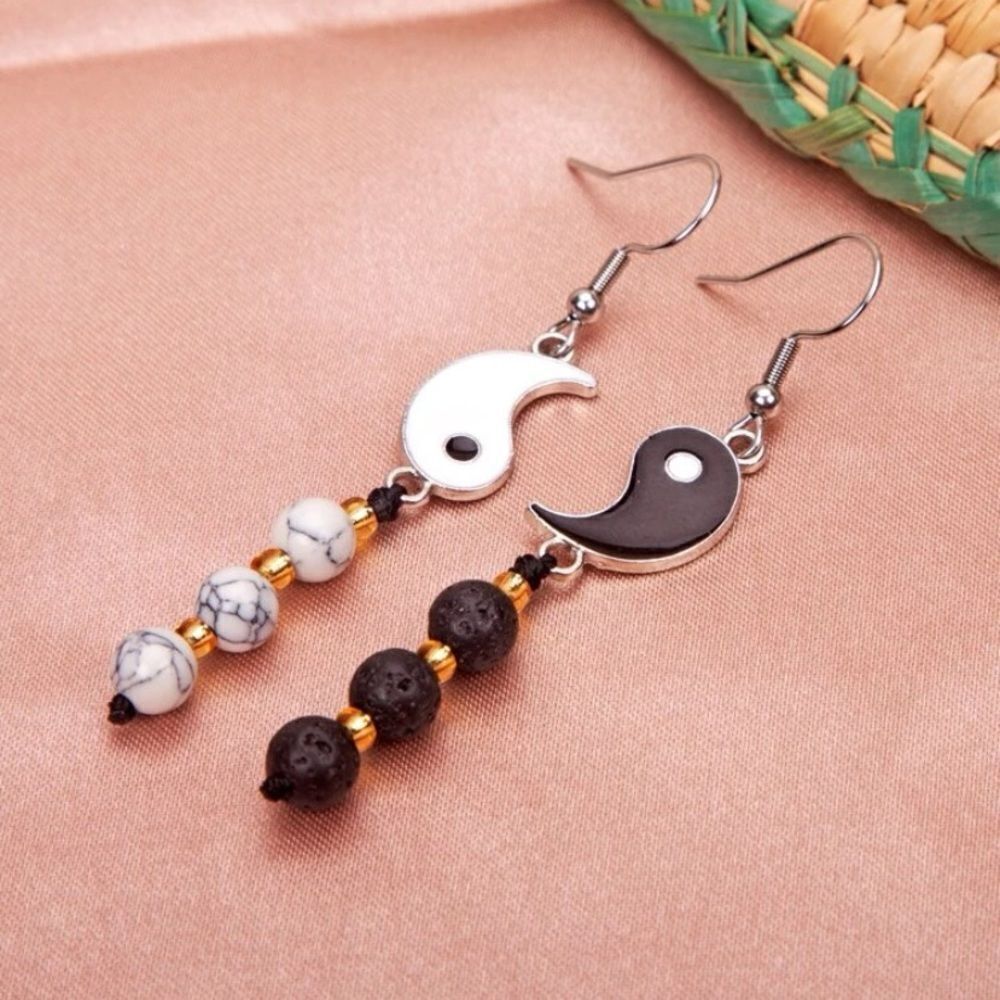 3for$20 NEW Yin & Yang Mismatched Earrings